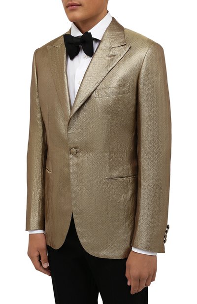 Шелковый пиджак BRIONI, арт. RGGB0L/0140N/VIRGILI0, фото 3