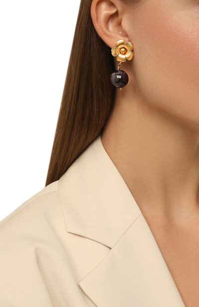 Серьги HYPSO фиолетового цвета по цене 18450 руб., арт. LILA, фото 2 Серьги HYPSO, арт. LILA, фото 2