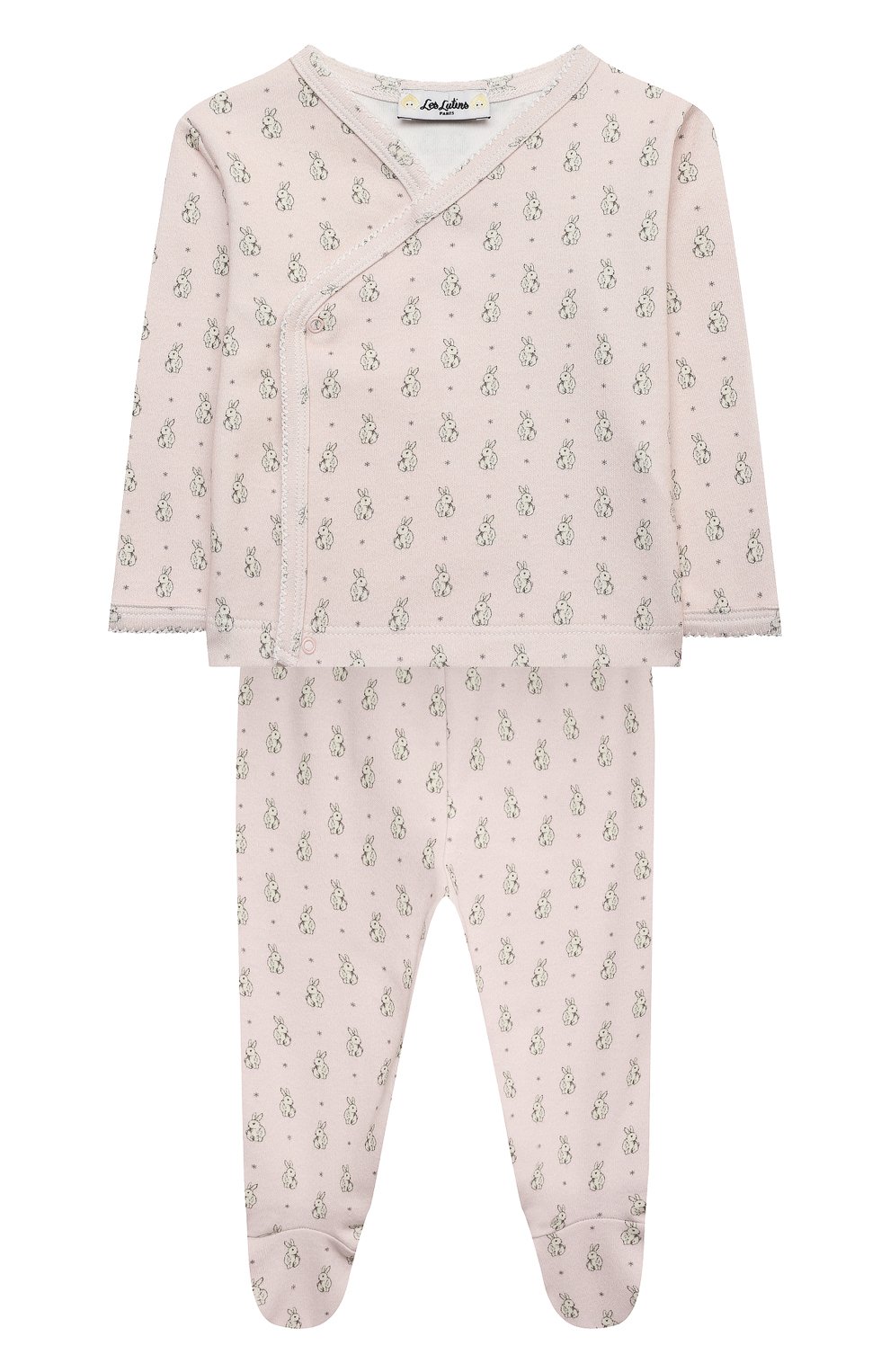 Комплект из распашонки и ползунков LES LUTINS PARIS, арт. 21E505/SET NAISSANCE LAPIN 21E06, фото 1