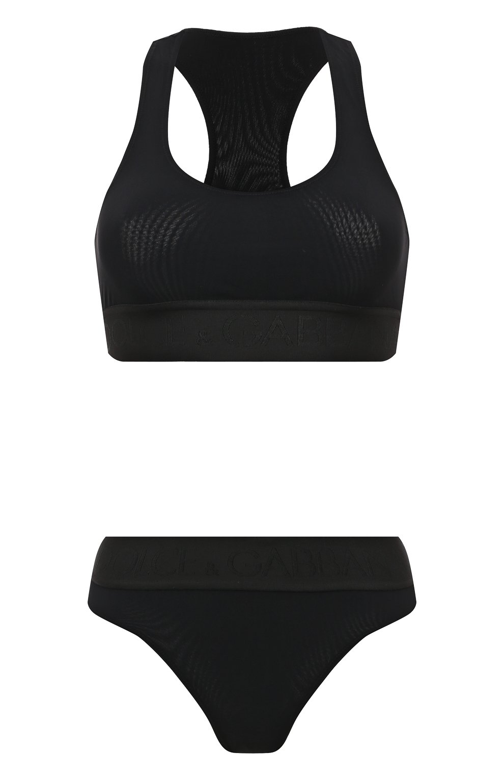 Раздельный купальник DOLCE & GABBANA черного цвета по цене 43750 руб., арт. 08C07J/0N012, фото 1 Раздельный купальник DOLCE & GABBANA, арт. 08C07J/0N012, фото 1