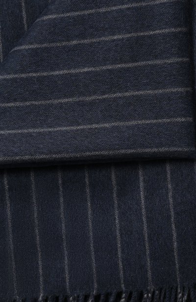 Кашемировый плед LORO PIANA синего цвета по цене 291500 руб., арт. FAF2648, фото 2 Кашемировый плед LORO PIANA, арт. FAF2648, фото 2