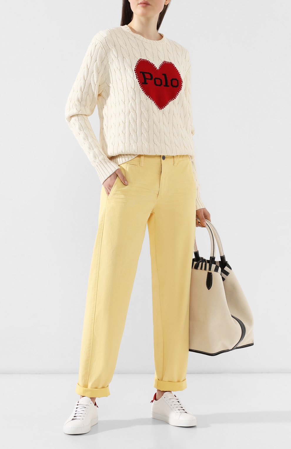 Хлопковый пуловер POLO RALPH LAUREN, арт. 211752560, фото 2
