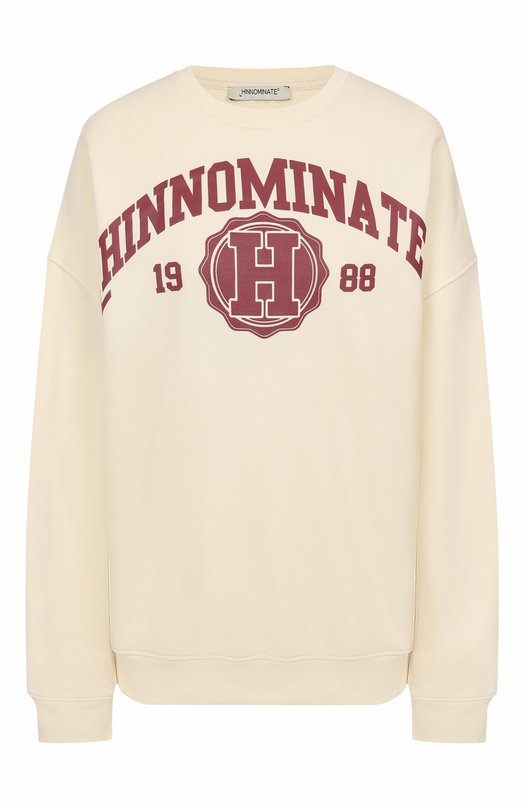 Хлопковый свитшот HINNOMINATE HMABW02070 Кремовый HMABW02070