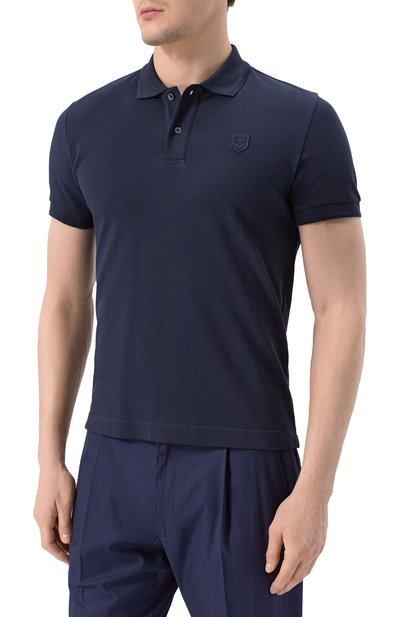 Хлопковое поло CORNELIANI, арт. 25G570-2525045, фото 3