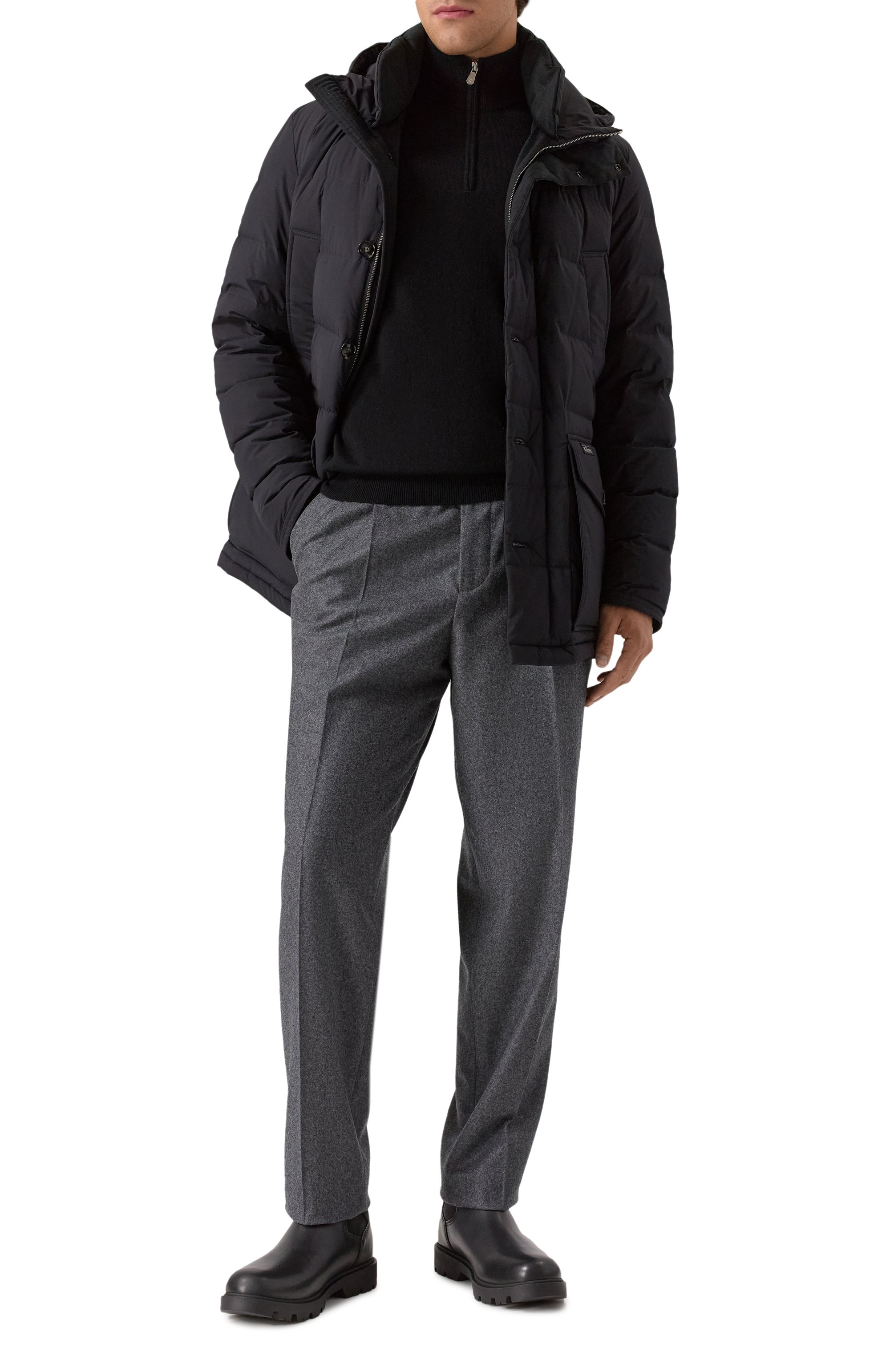 Шерстяные брюки BRUNELLO CUCINELLI, арт. M038PE1710, фото 2