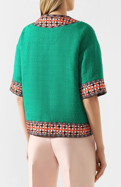 Шерстяной жакет GUCCI, арт. 609016/ZADDL, фото 4