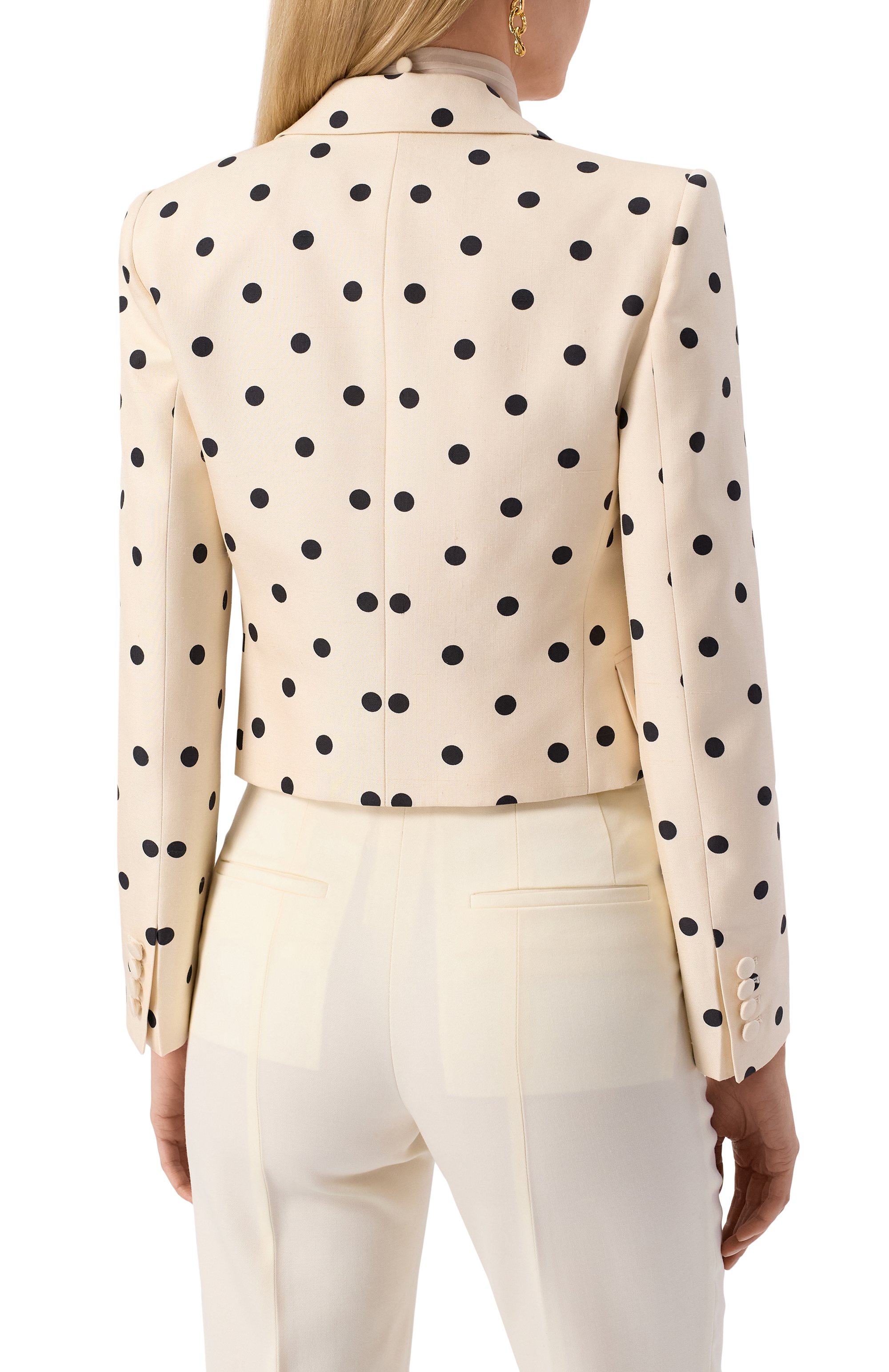 Шелковый жакет VALENTINO, арт. 6B0CE466/9AF, фото 4