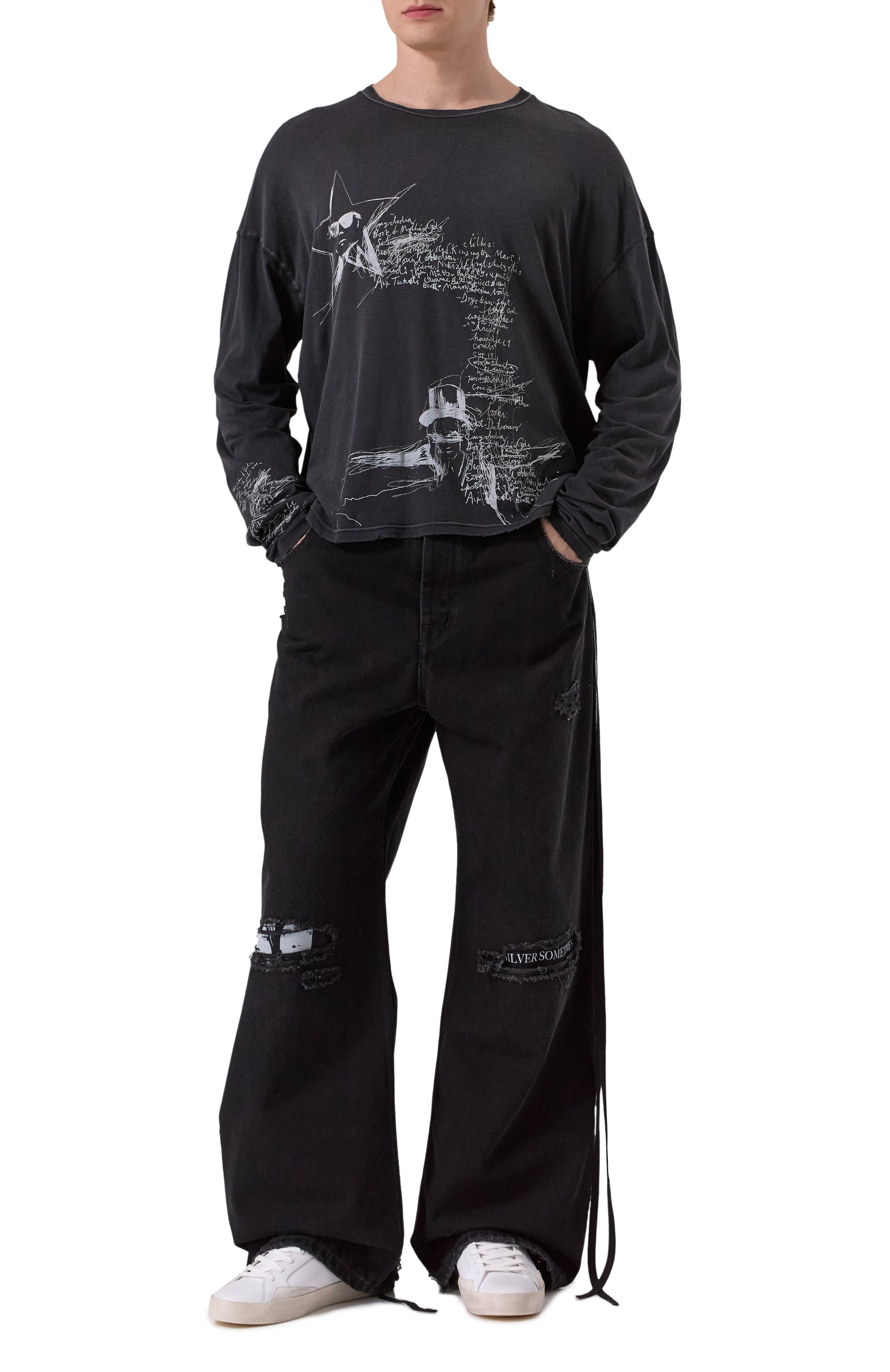 Джинсы ANN DEMEULEMEESTER, арт. B0012210/FA632, фото 2