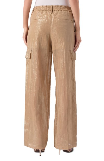 Хлопковые брюки-карго BRUNELLO CUCINELLI бежевого цвета по цене 369500 руб., арт. MP950P8998, фото 4 Хлопковые брюки-карго BRUNELLO CUCINELLI, арт. MP950P8998, фото 4