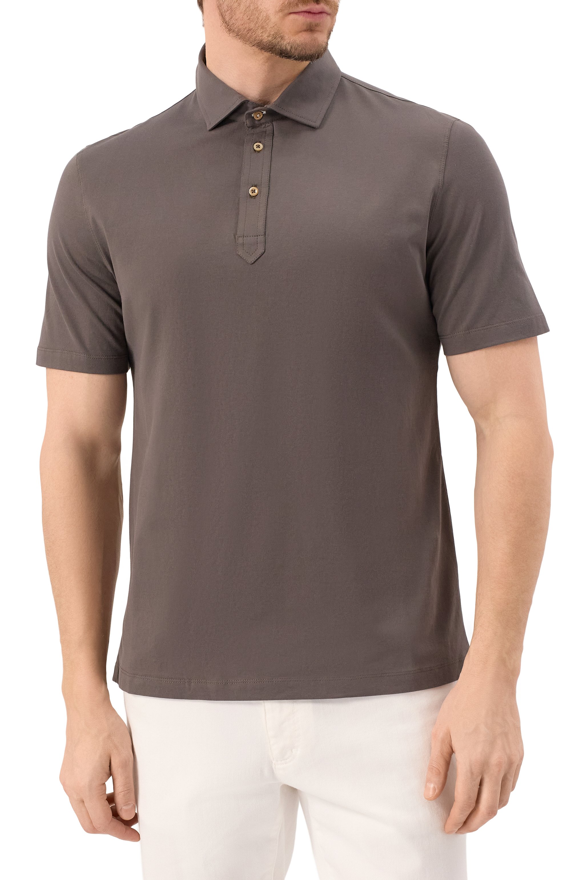 Хлопковое поло BRUNELLO CUCINELLI, арт. M0B133936, фото 3