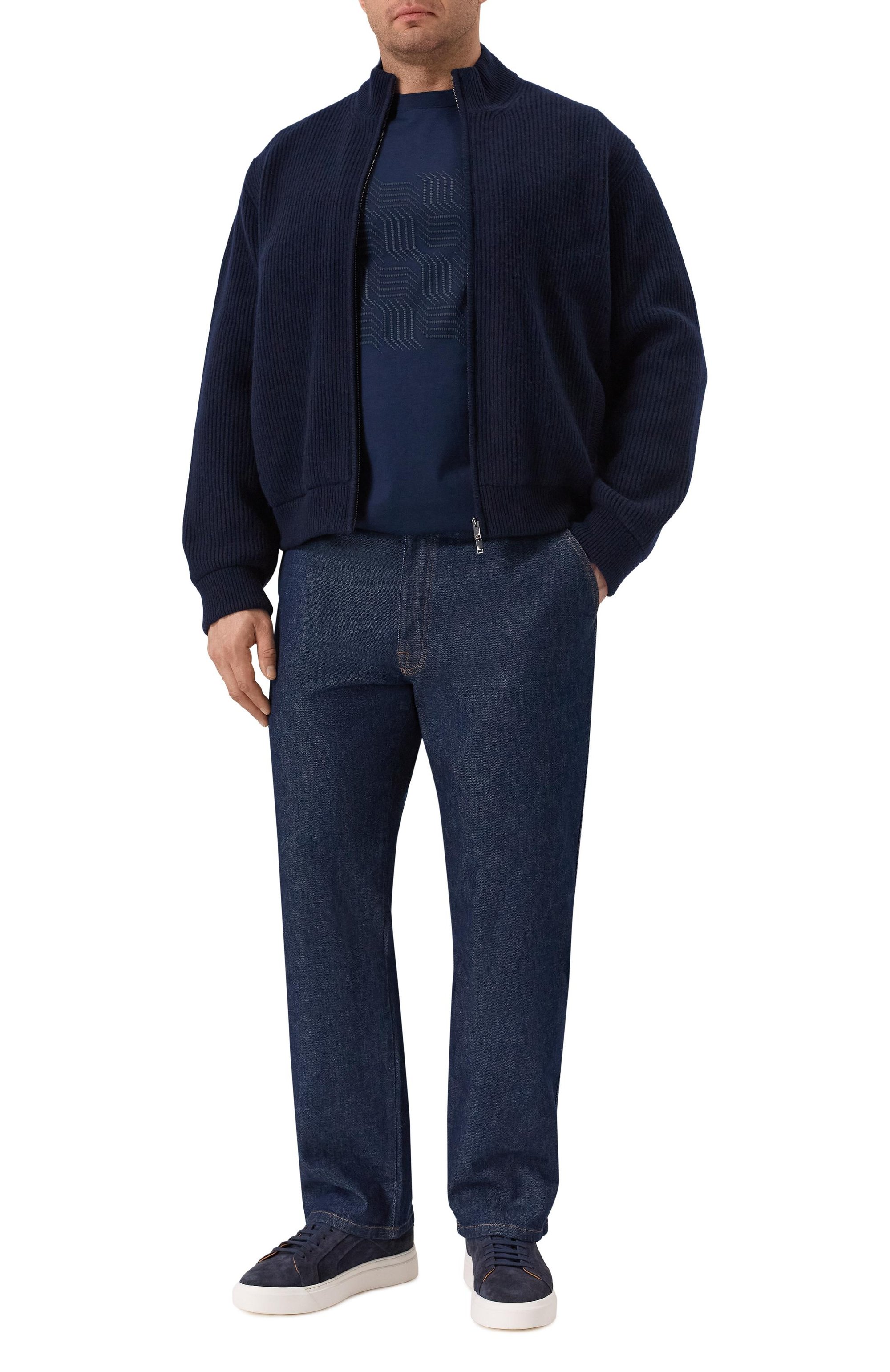 Хлопковая футболка CANALI, арт. T0943/MJ02436, фото 2