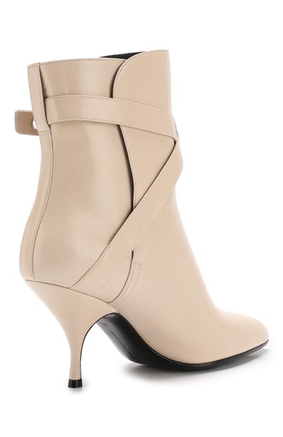 Кожаные ботильоны на фигурном каблуке BOTTEGA VENETA, арт. 533047/VX190, фото 4