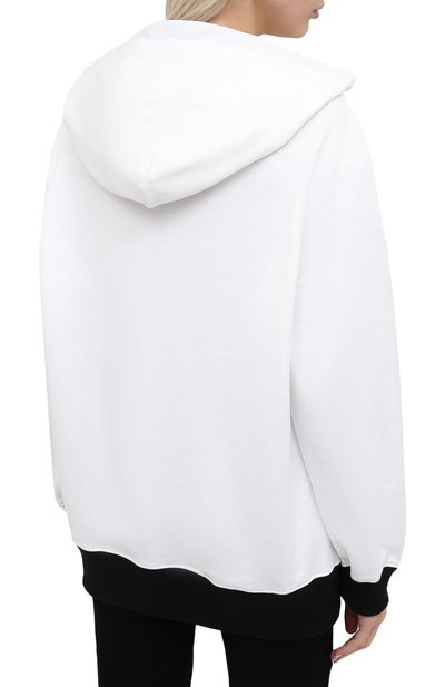 Хлопковое худи DOLCE & GABBANA белого цвета по цене 78600 руб., арт. F9I51T/G7XDP, фото 4 Хлопковое худи DOLCE & GABBANA, арт. F9I51T/G7XDP, фото 4