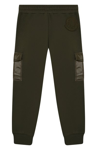 Хлопковые джоггеры MONCLER, арт. E2-954-87091-05-809B3/12-14A, фото 2