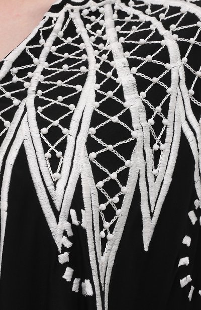 Шелковая туника DRIES VAN NOTEN черного цвета по цене 212500 руб., арт. 211-11001-2295, фото 5 Шелковая туника DRIES VAN NOTEN, арт. 211-11001-2295, фото 5