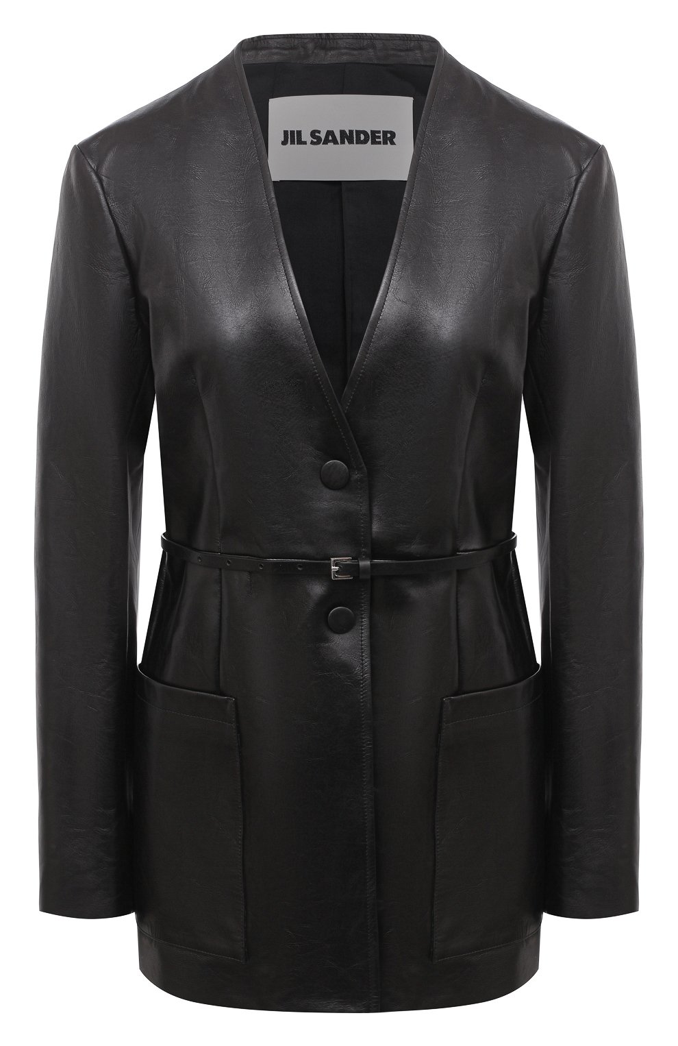 Кожаный жакет JIL SANDER, арт. JSPR651570-WRL00001, фото 1