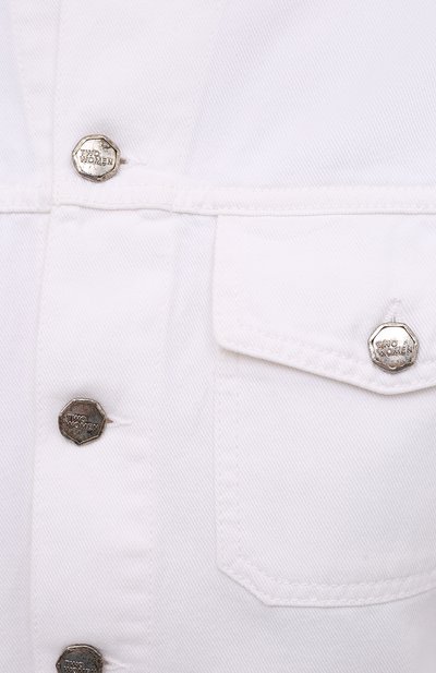 Джинсовая куртка TWO WOMEN IN THE WORLD белого цвета по цене 22610 руб., арт. A1HRT4 Ameli, фото 5 Джинсовая куртка TWO WOMEN IN THE WORLD, арт. A1HRT4 Ameli, фото 5