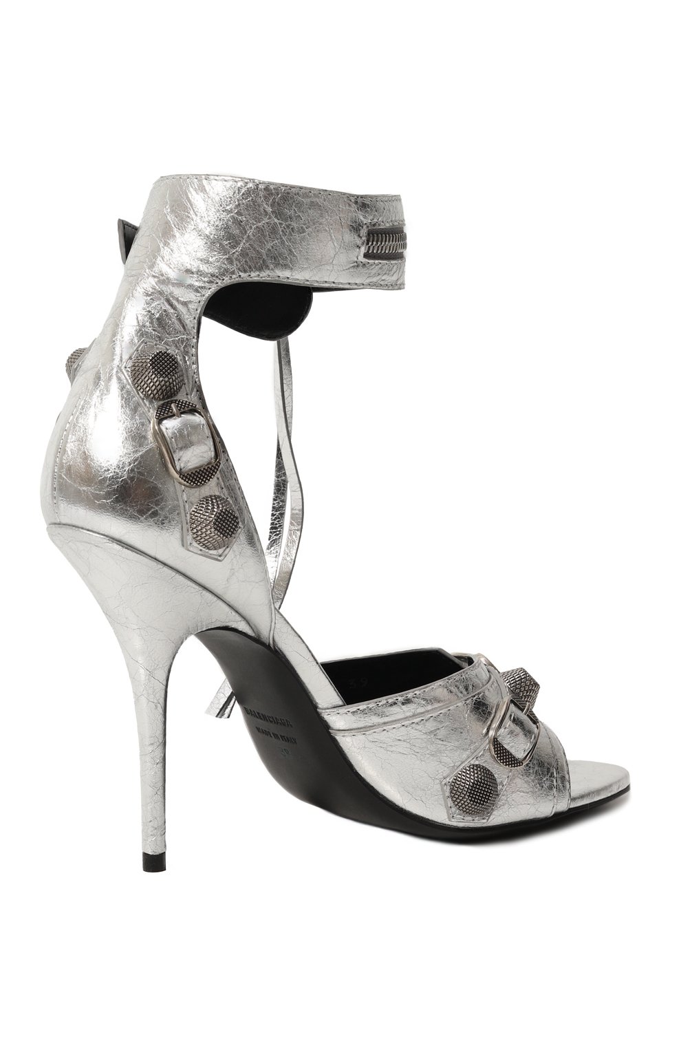 Кожаные босоножки cagole 110 BALENCIAGA, арт. 743057/WBDK3, фото 4