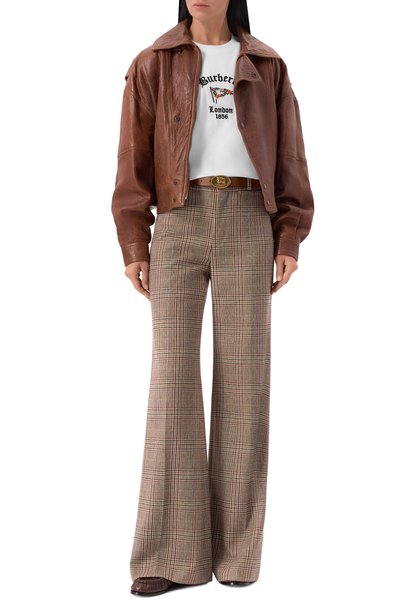 Хлопковая футболка BURBERRY, арт. 8128206, фото 2