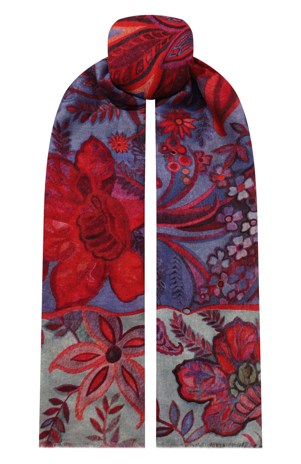 Шаль орнамент цветы GOURJI, арт. 91247422/554472114, фото 1
