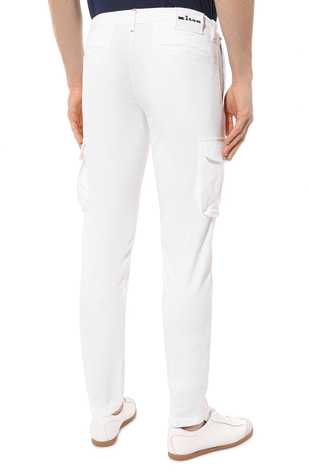 Хлопковые брюки-карго KITON, арт. UFPPCAJ0738B, фото 4