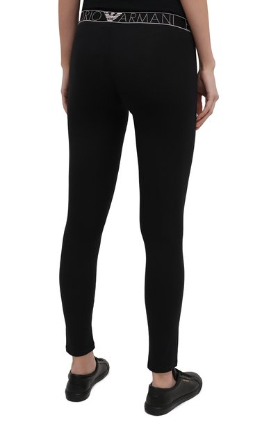 Хлопковые легинсы EMPORIO ARMANI, арт. 164162/1P227, фото 4