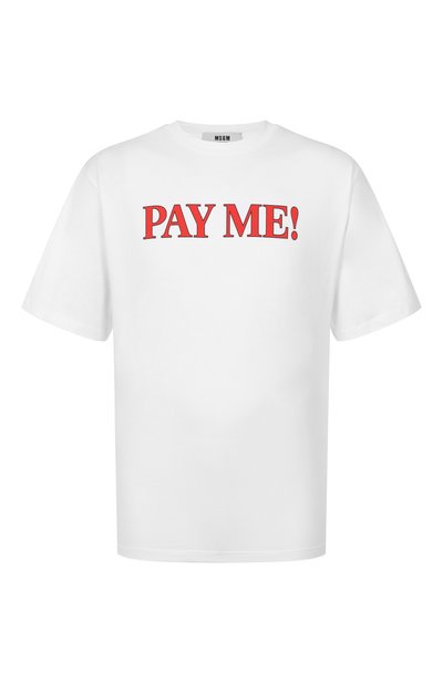 Мужская хлопковая футболка MSGM, арт. 3846MM01/257298