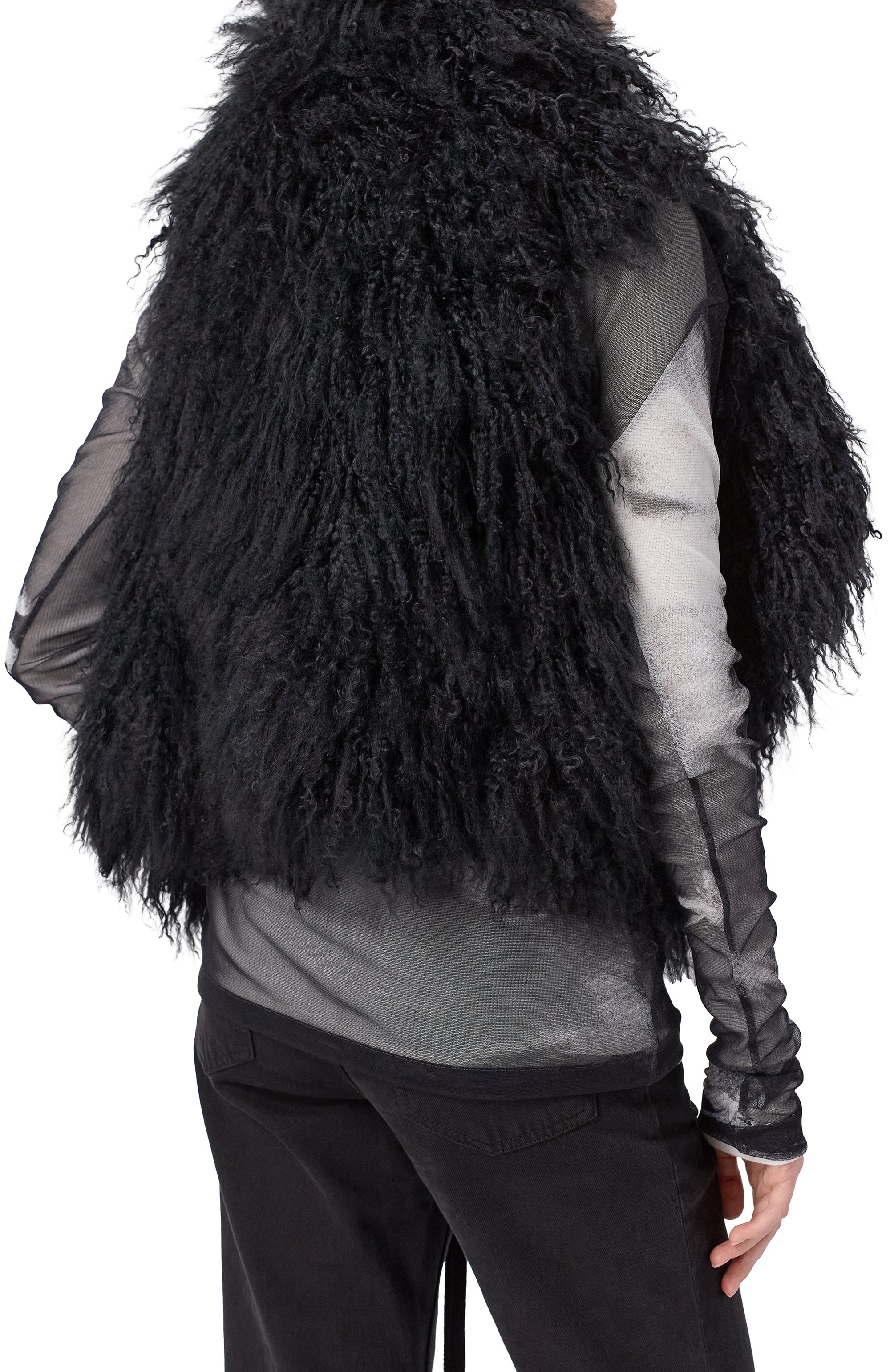 Жилет из овчины ANN DEMEULEMEESTER, арт. B0011421/FR004, фото 4