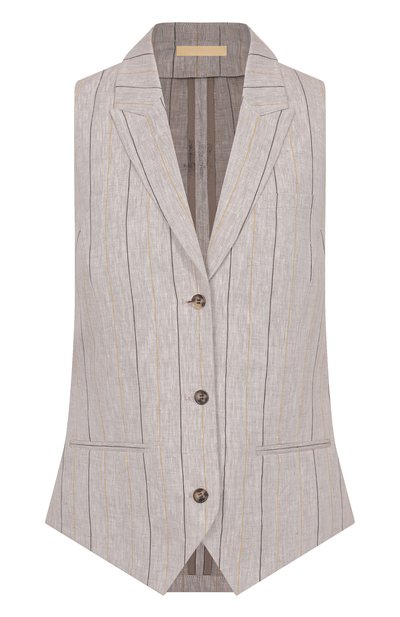 Женский льняной жилет 12 STOREEZ, арт. 137436