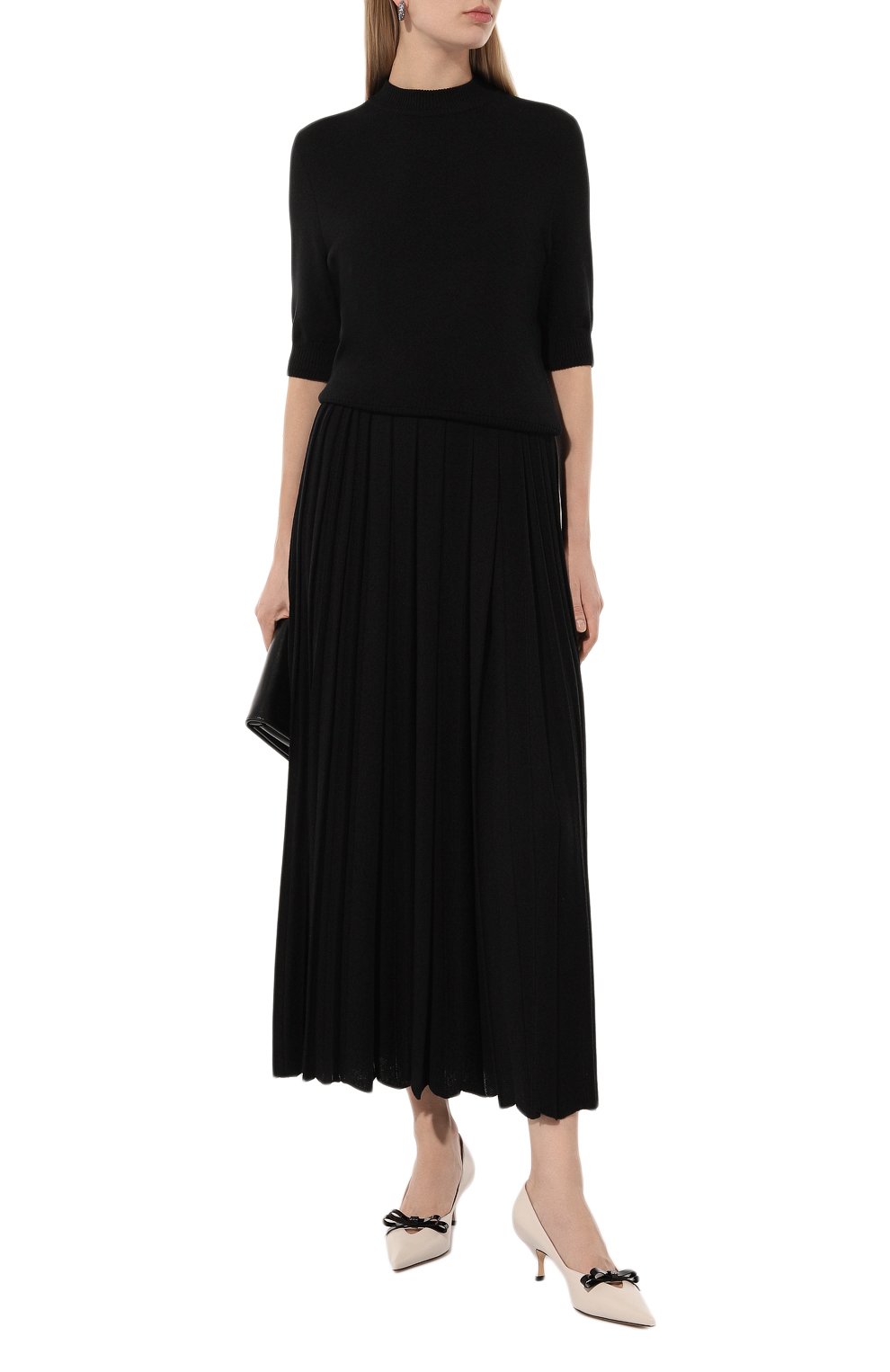 Юбка из шелка и кашемира FREEAGE, арт. W25.SK036.6030.900, фото 2