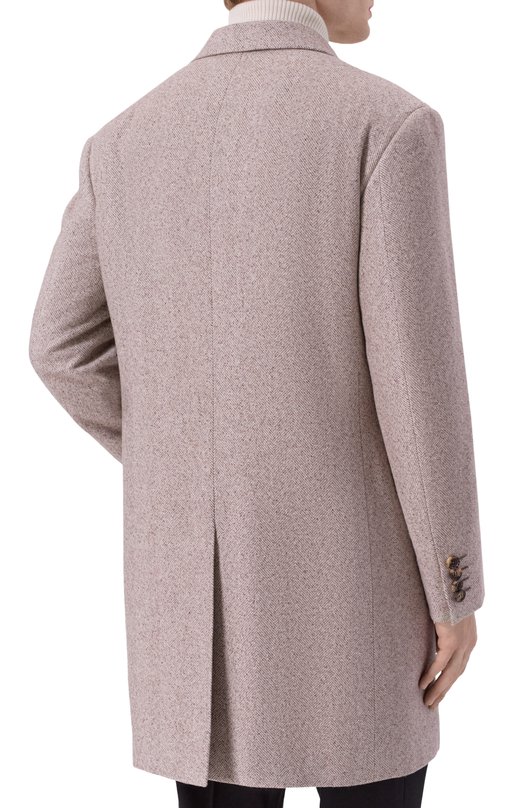 Пальто из кашемира и шелка Brioni R02Q0M/0D315 Бежевый  R02Q0M/0D315 Фото 4