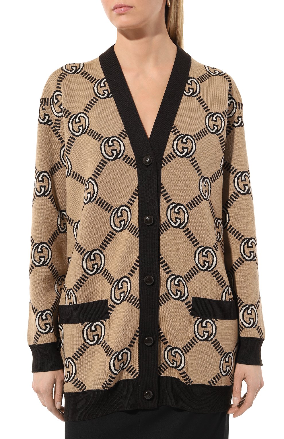 Шерстяной кардиган GUCCI, арт. 678308/XKB7T, фото 3