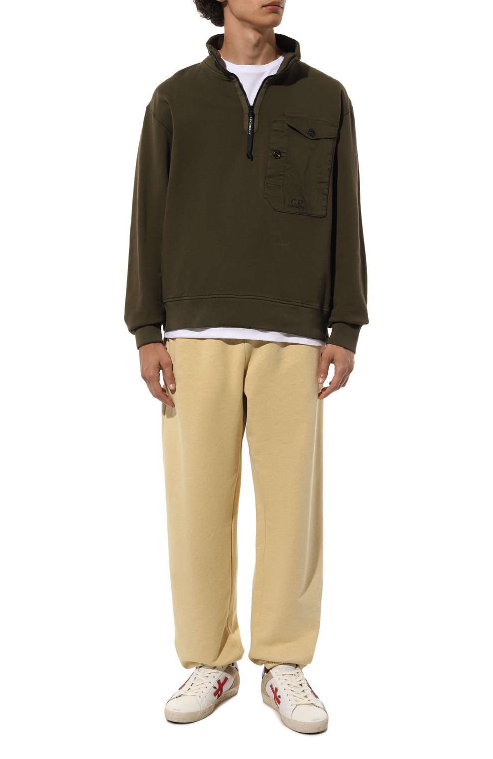 Хлопковый свитшот C.P. COMPANY, арт. 16CMSS249A110039M, фото 2