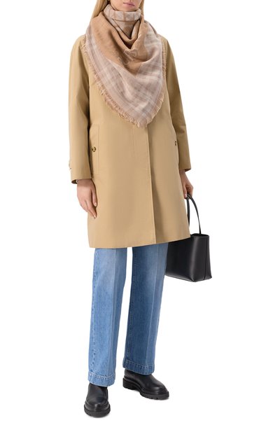 Шерстяная шаль BURBERRY бежевого цвета по цене 69950 руб., арт. 8104832, фото 5 Шерстяная шаль BURBERRY, арт. 8104832, фото 5