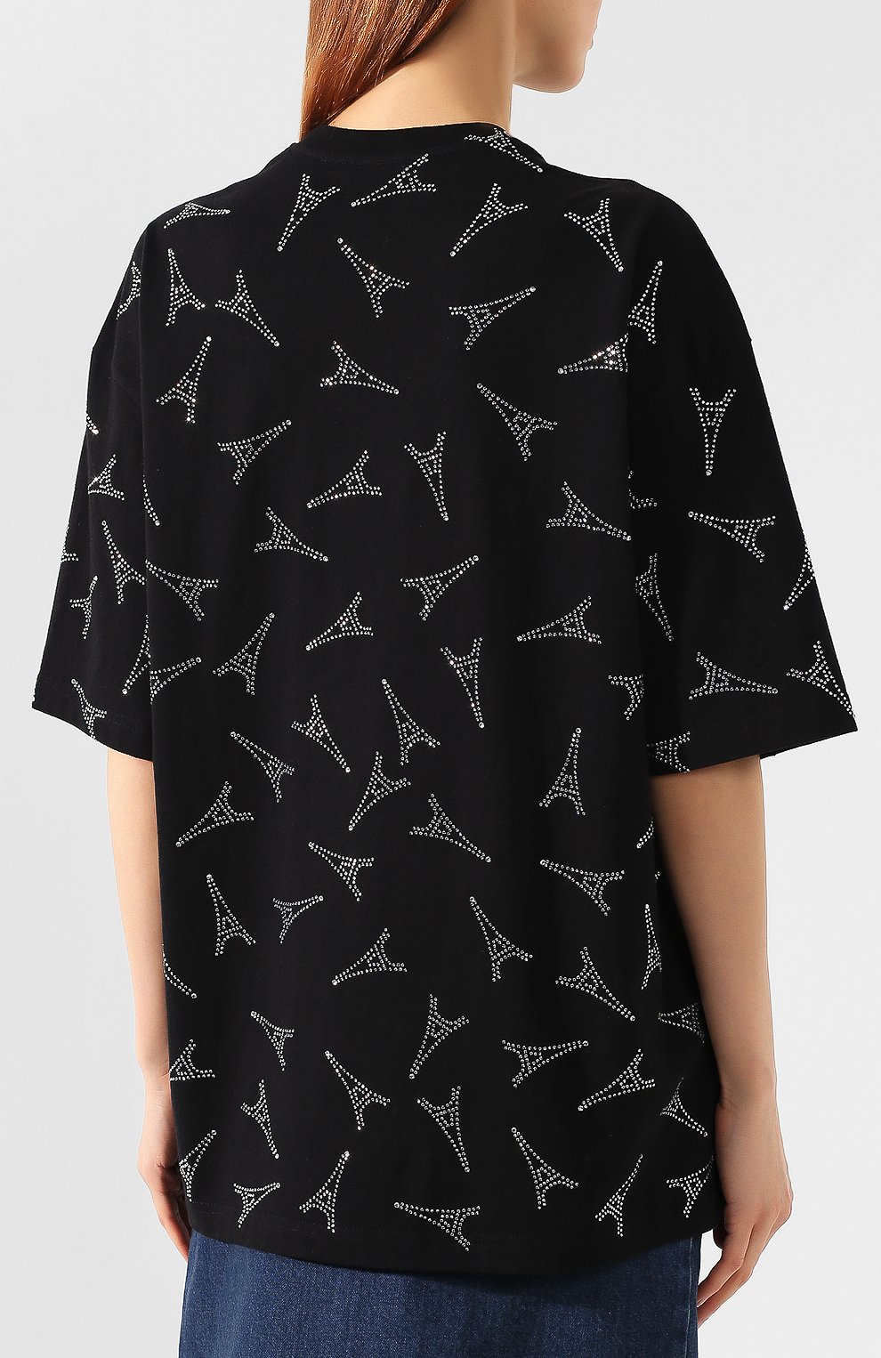Хлопковая футболка BALENCIAGA, арт. 571205/TEV35, фото 4