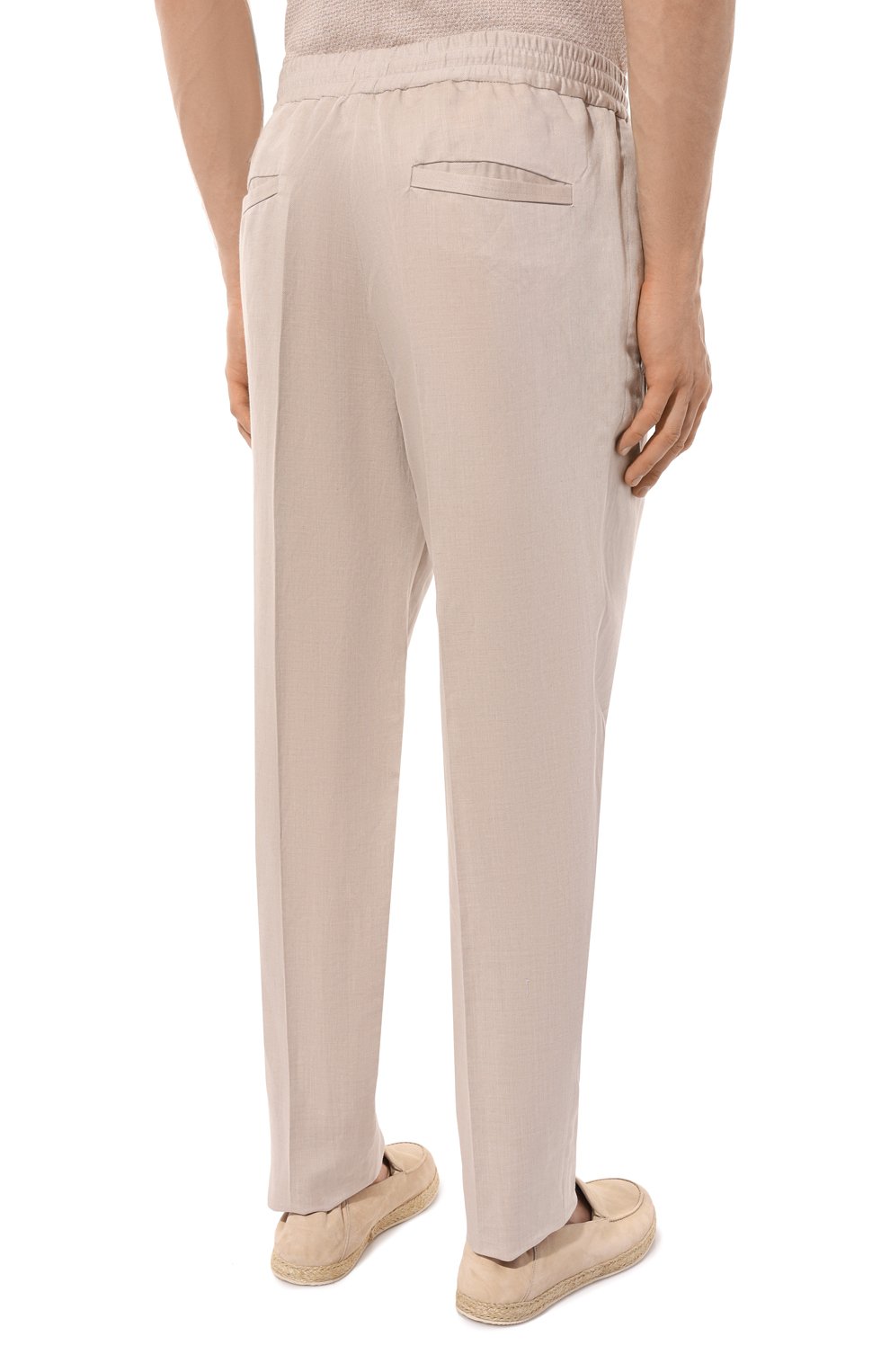 Льняные брюки ZEGNA, арт. 7ZF100A7/73GCC2, фото 4