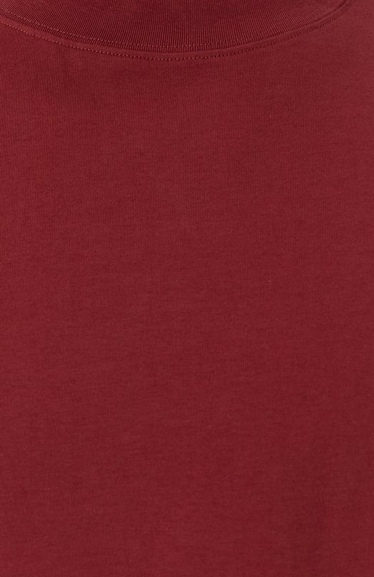 Хлопковая футболка 12STOREEZ 126442 Бордовый  126442 Фото 6