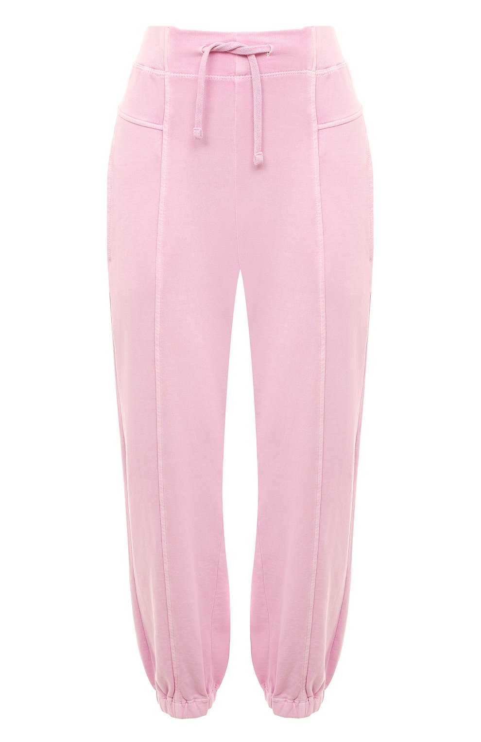 Хлопковые джоггеры DEHA розового цвета по цене 10800 руб., арт. D83116, фото 1 Хлопковые джоггеры DEHA, арт. D83116, фото 1