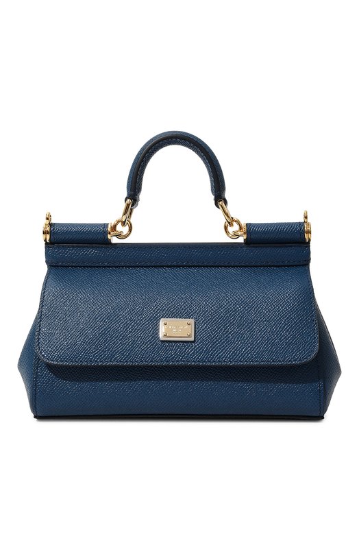 Сумка Sicily small Dolce & Gabbana BB9116_BE9116/A1001_1 Синий BB9116_BE9116/A1001_1