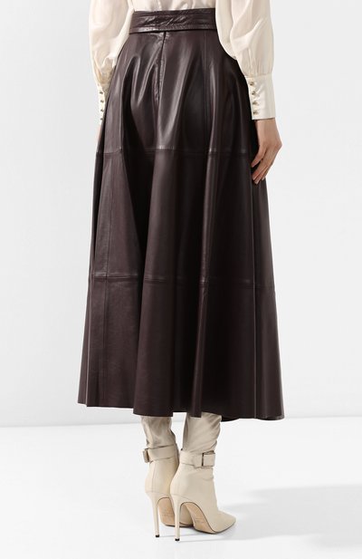Кожаная юбка ZIMMERMANN, арт. 6664SRES, фото 4