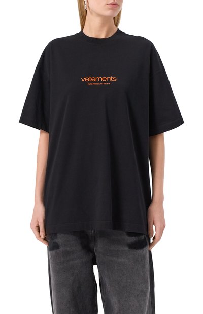 Хлопковая футболка VETEMENTS, арт. UE64TR150B, фото 3