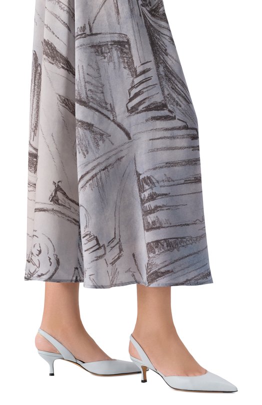 Кожаные туфли Kiton D54811K0524F33 Голубой  D54811K0524F33 Фото 2