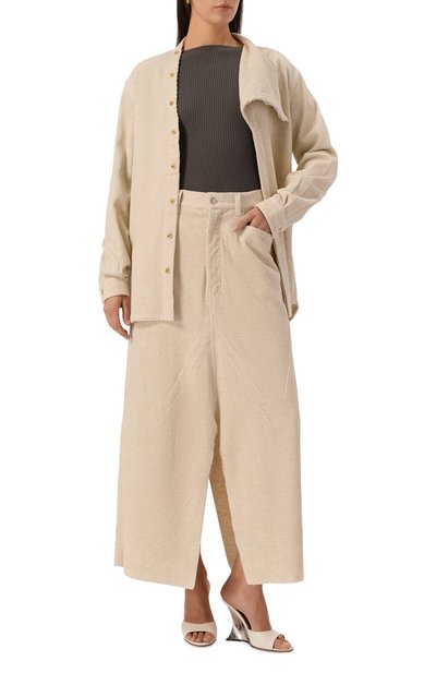 Вельветовая юбка RICK OWENS, арт. RP02E4367/MLC, фото 2