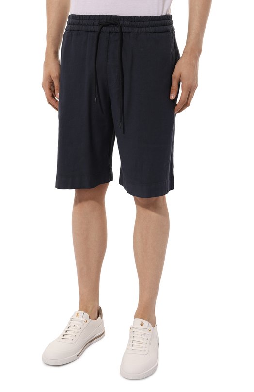 

Шорты изо льна и вискозы Dondup, Синий