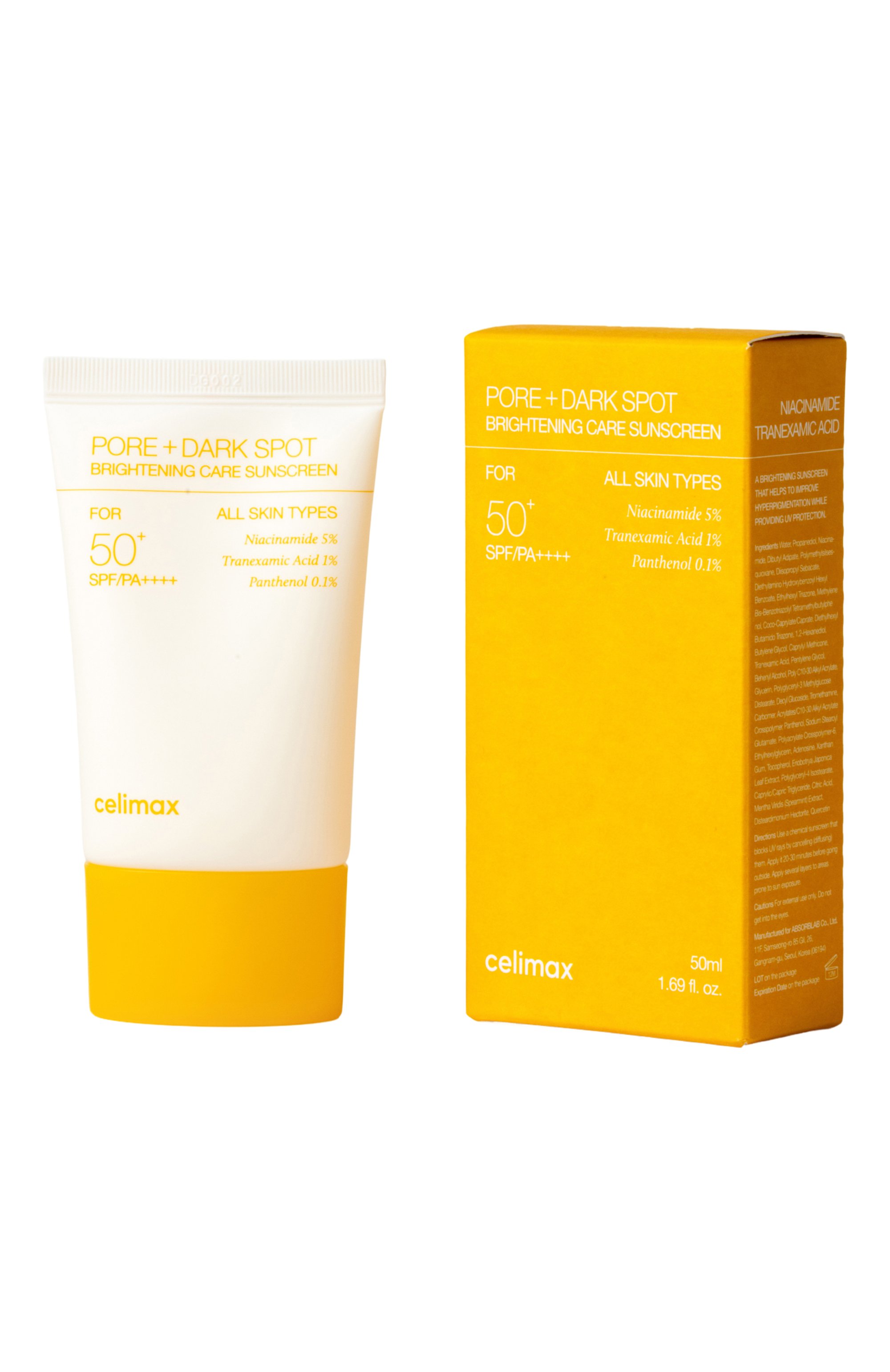 Солнцезащитный крем pore+dark spot brightening care sunscreen (50ml) CELIMAX, арт. 8809971484510, фото 3