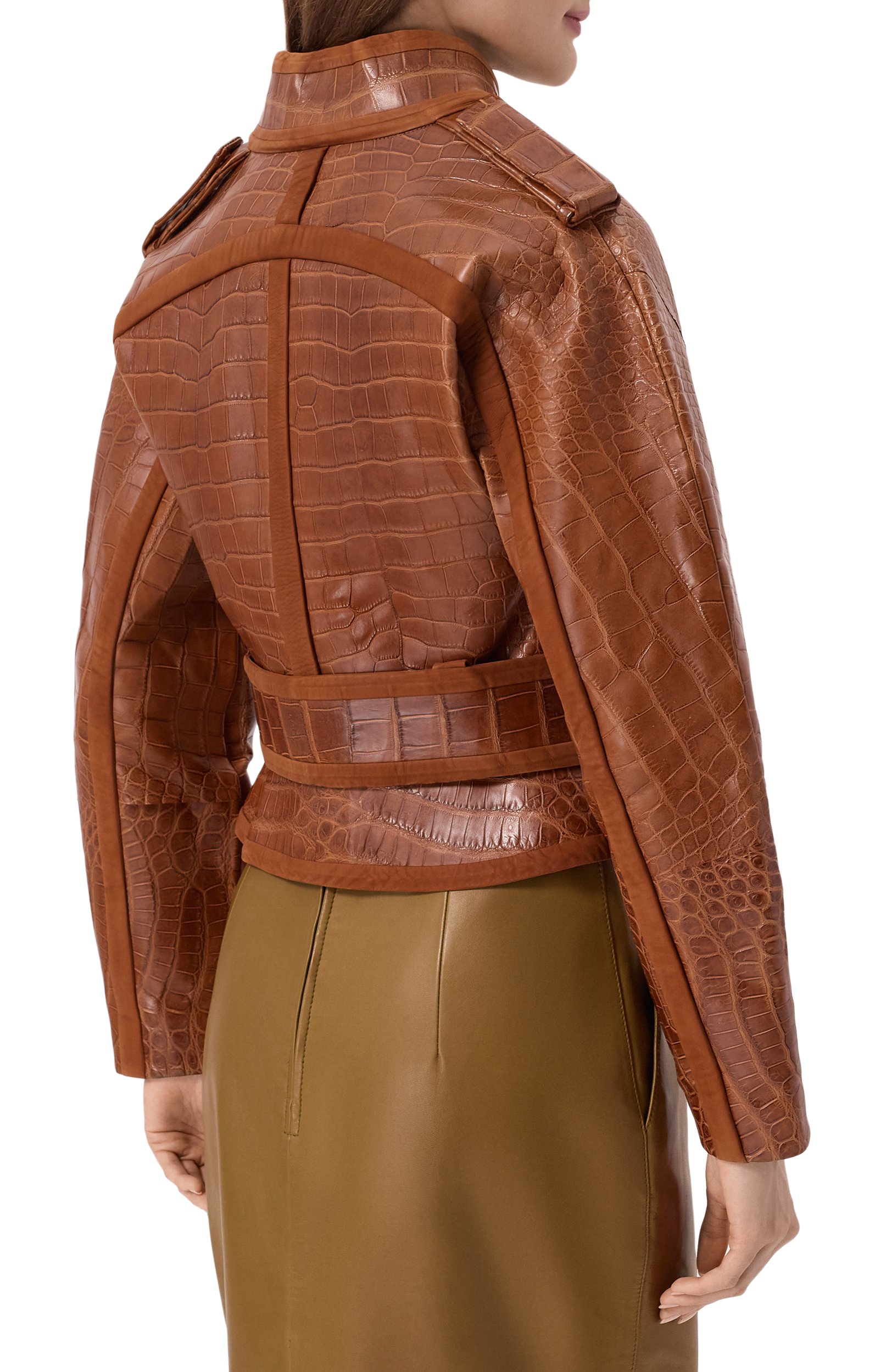Куртка из кожи крокодила TOM FORD, арт. CSL045/T80361, фото 4