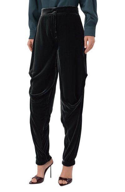 Бархатные брюки GIORGIO ARMANI темно-серого цвета по цене 399500 руб., арт. GW003535/TE10831, фото 3 Бархатные брюки GIORGIO ARMANI, арт. GW003535/TE10831, фото 3