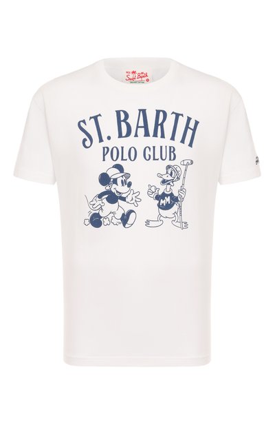 Мужская хлопковая футболка MC2 SAINT BARTH, арт. STBM TSHIRT MAN/02612H