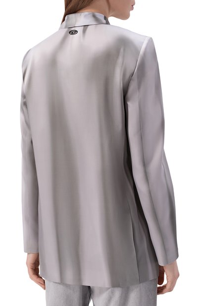 Жакет DIESEL серого цвета по цене 74250 руб., арт. A20930/0GIBR, фото 4 Жакет DIESEL, арт. A20930/0GIBR, фото 4