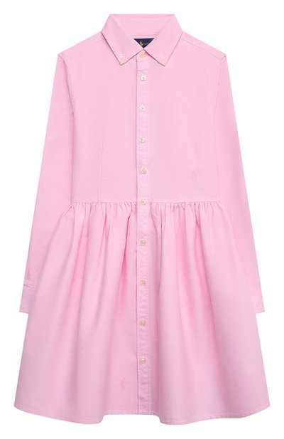 Хлопковое плат ье-рубашка POLO RALPH LAUREN, арт. 313756657, фото 1
